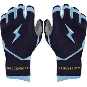 Bear Series Long Cuff Batting Gloves - Tampa Blue