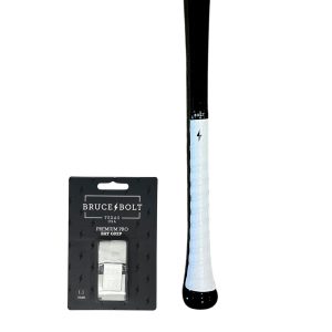 BRUCE BOLT Premium Pro Bat Grip - WHITE