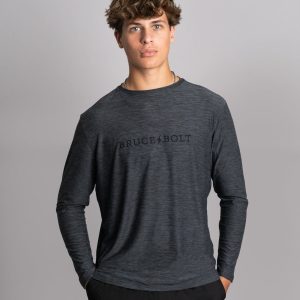 SuperSoft BRUCE BOLT Long Sleeve Shirt - Charcoal