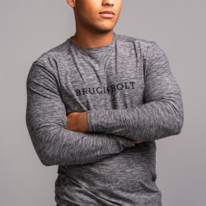 SuperSoft BRUCE BOLT Long Sleeve Shirt - Grey