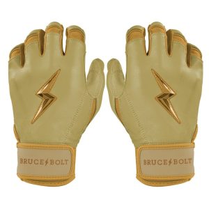 PREMIUM PRO GOLD Series Short Cuff Batting Gloves