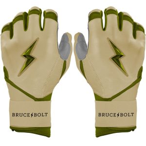 PREMIUM PRO Patriot Series Long Cuff Batting Gloves - MILITARY BEIGE