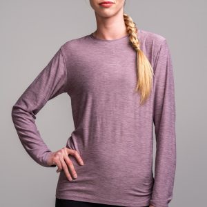 Women's SuperSoft Long Sleeve Shirt - Cranberry